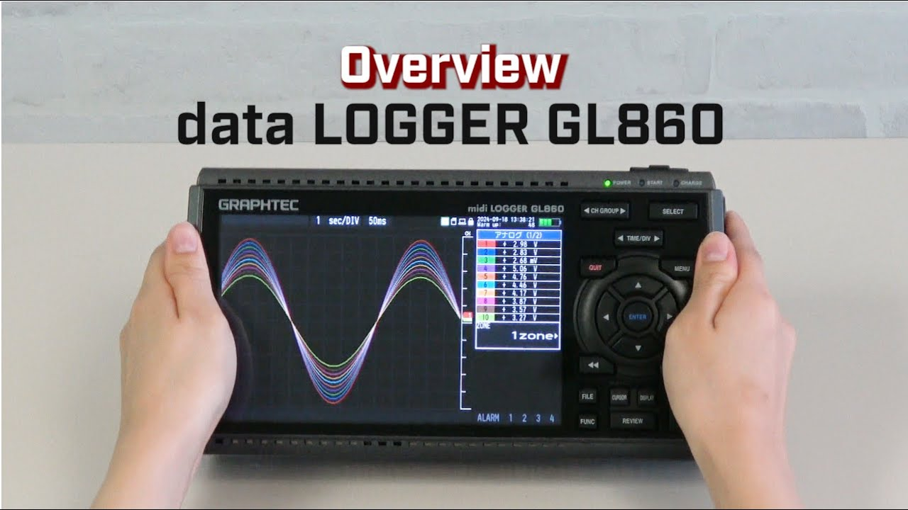 日本圖技midi LOGGER GL860多通道數(shù)據(jù)記錄器